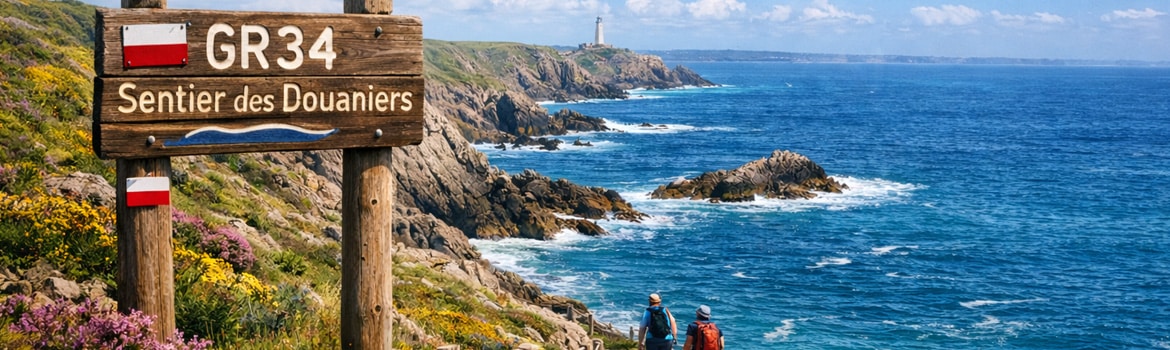 Réserver votre hébergement proche du GR34, une escale authentique entre Terre et Mer